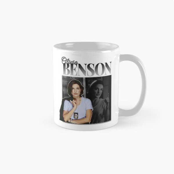 Item preview, Olivia Benson 90s Inspired Vintage Homage Black and White Version designed and sold by bunnStore.