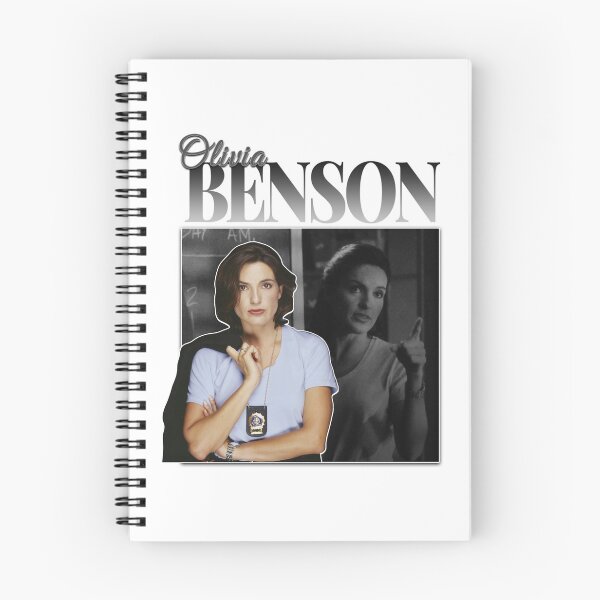 Item preview, Olivia Benson 90s Inspired Vintage Homage Black and White Version designed and sold by bunnStore.