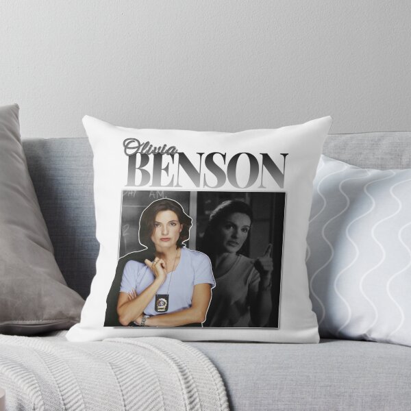 Item preview, Olivia Benson 90s Inspired Vintage Homage Black and White Version designed and sold by bunnStore.