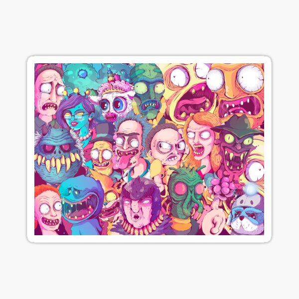 Rick and Morty - Interdimentional Doodle Sticker