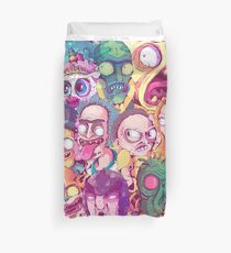 Rick and Morty Doodle Duvet Cover