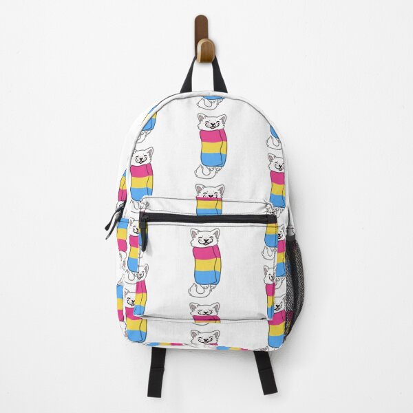 Item preview, White cat pride burrito pansexual - purrito designed and sold by GnomelyDragon.