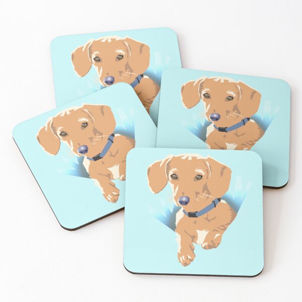 Item preview, Tan coloured Pocket size Dachshund Puppy "Puppy in a Pocket" designed and sold by Bloomin'  Arty Families.