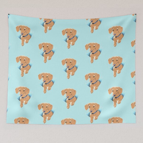 Item preview, Tan coloured Pocket size Dachshund Puppy "Puppy in a Pocket" designed and sold by Bloomin'  Arty Families.