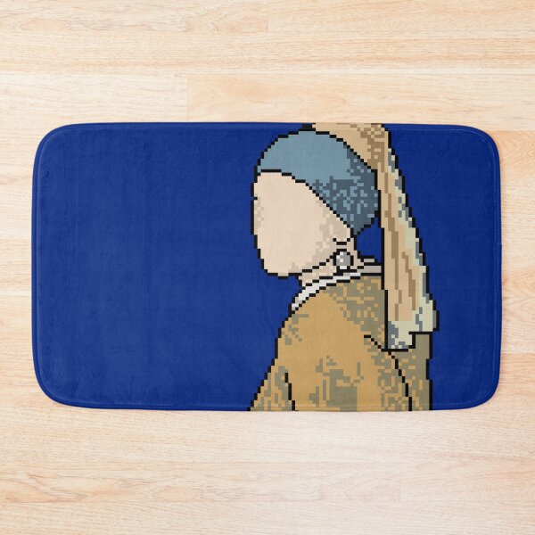 Item preview, Girl with a Pearl Earring - Vermeer's Classic Painting in Digital Pixels designed and sold by Fun Funky Designs.