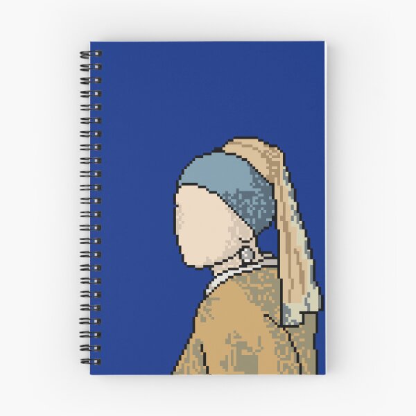 Item preview, Girl with a Pearl Earring - Vermeer's Classic Painting in Digital Pixels designed and sold by Fun Funky Designs.