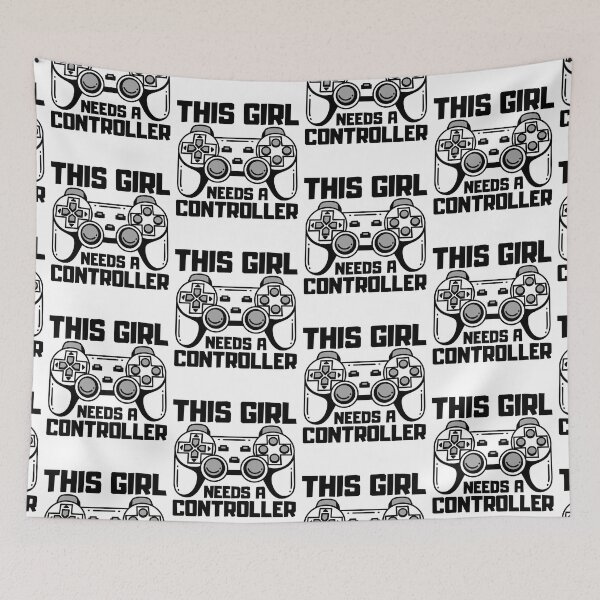 Item preview, This Girl Needs A Controller Gamer Gift Idea designed and sold by FNStuff.