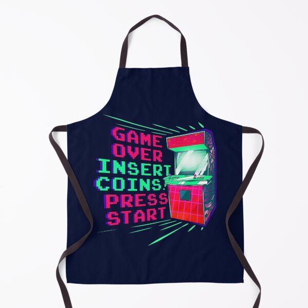 Item preview, game over - insert coin - press start designed and sold by Ric Gilar.