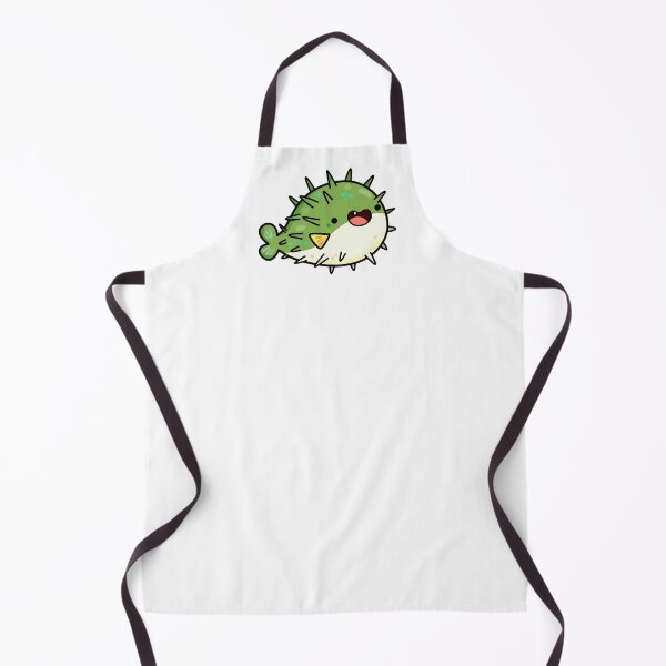 Item preview, Kawaii Green Pufferfish designed and sold by kawaiilife.