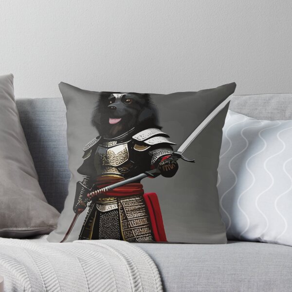 Item preview, Cool Dog Wearing Samurai Armor Holding Sword designed and sold by ArtisticAllure1.