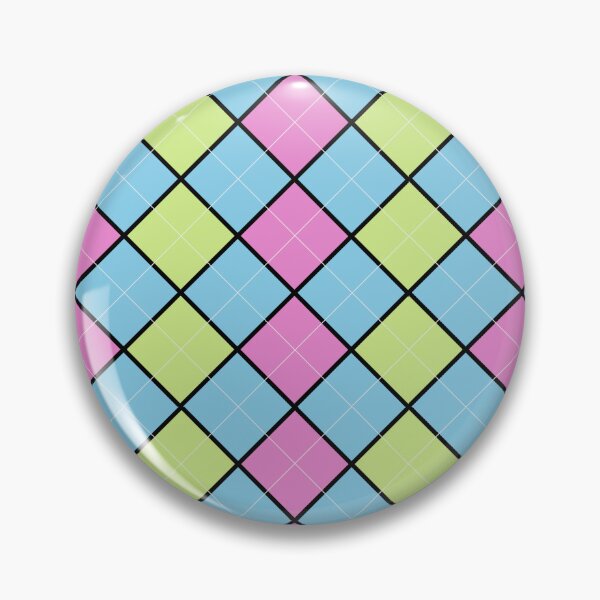 Artikelvorschau, Triadischer, blauer, grüner und rosa Argyle-Stil entworfen und verkauft von TheScraggyBeard.