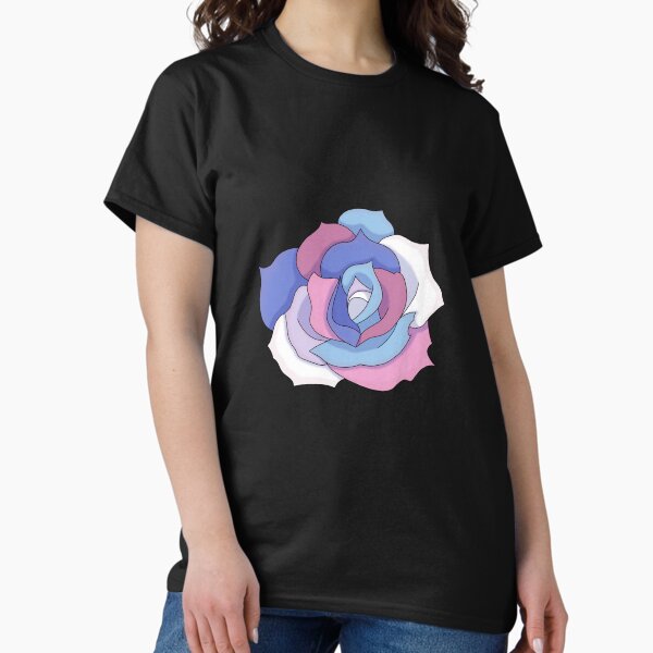 bigender rose (cool shading) Classic T-Shirt