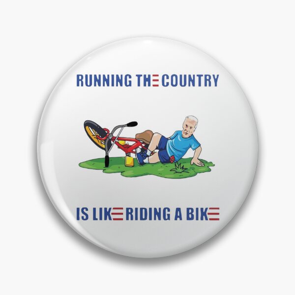 Item preview, Running The Country is Like Riding a Bike - Joe Biden Funny designed and sold by deddycahyadi.