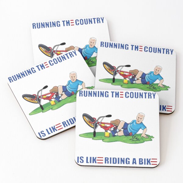 Item preview, Running The Country is Like Riding a Bike - Joe Biden Funny designed and sold by deddycahyadi.