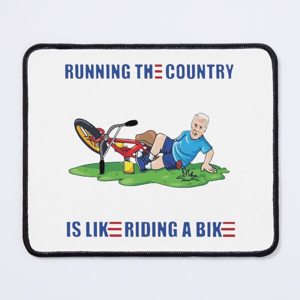 Item preview, Running The Country is Like Riding a Bike - Joe Biden Funny designed and sold by deddycahyadi.