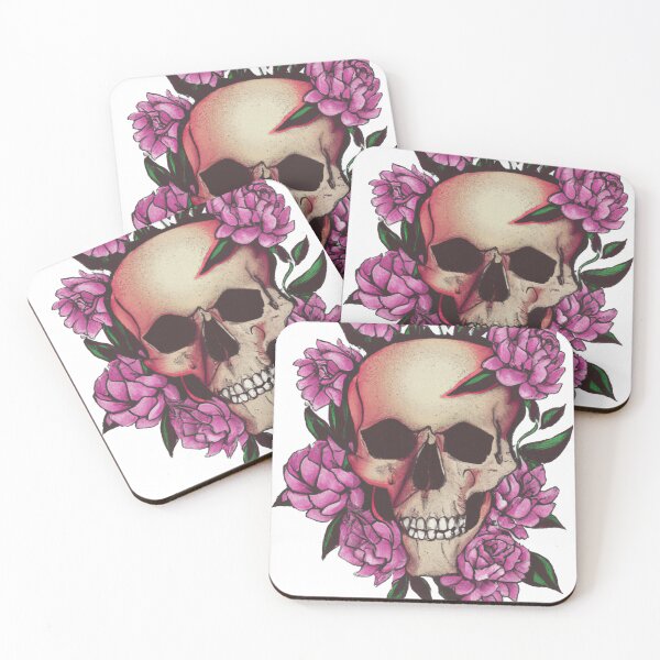 Item preview, Floral skull designed and sold by H1gh5.