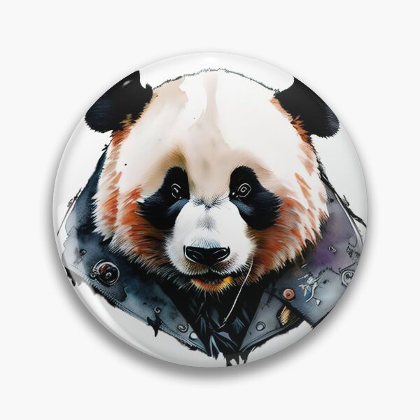Item preview, Panda in Watercolor Style  designed and sold by ai2art.