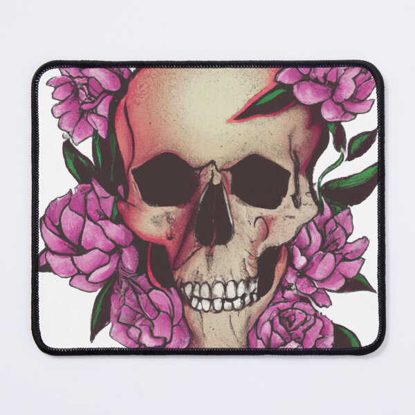 Item preview, Floral skull designed and sold by H1gh5.