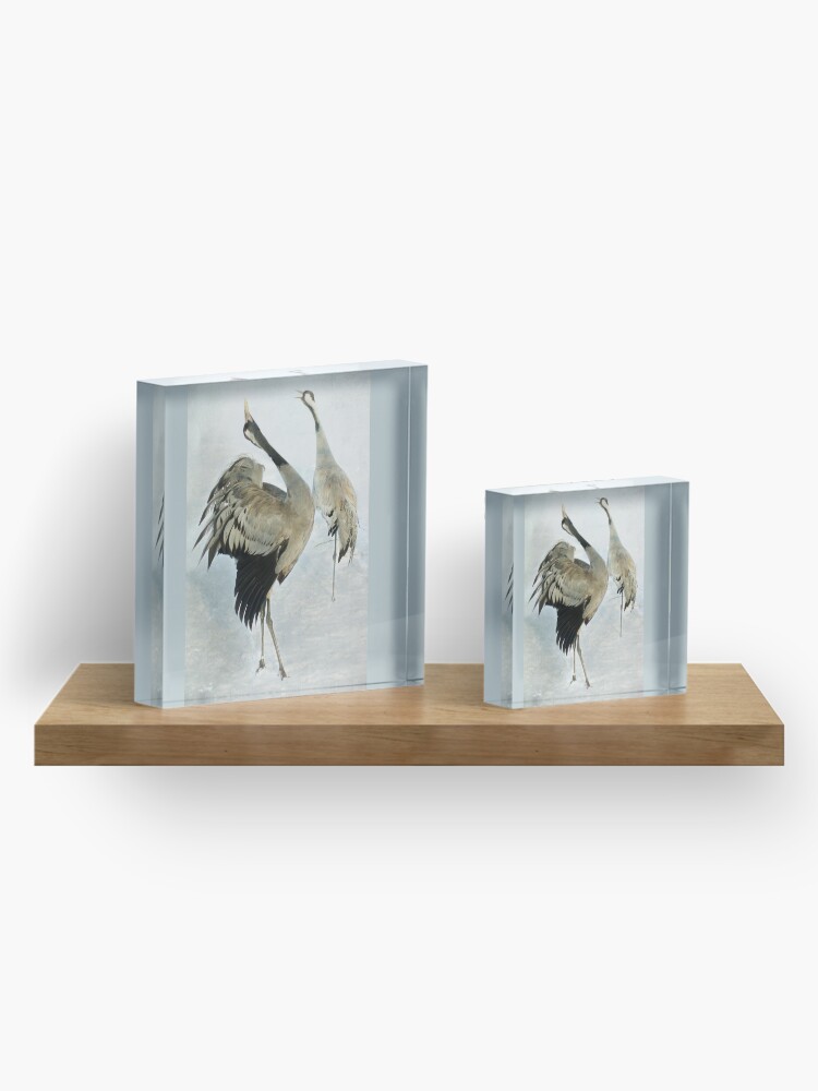 Alternate view of The Dance of the Cranes - 2 of 2 Acrylic Block