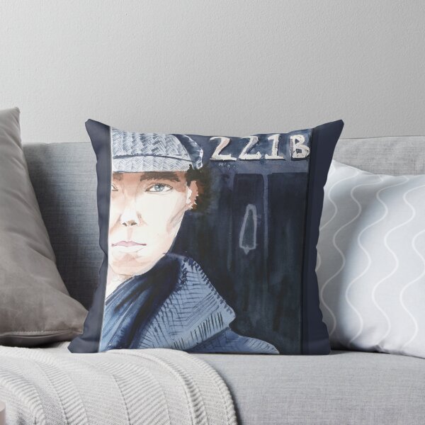 Item preview, Sherlock Holmes portrait, aquarell and markers, art work designed and sold by Alexander Sorokopud.
