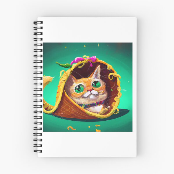 Item preview, A funny cat ​​got stuck in a Taco (1) designed and sold by pelletiermagda4.