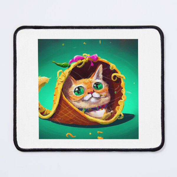 Item preview, A funny cat got stuck in a Taco (1) designed and sold by pelletiermagda4.