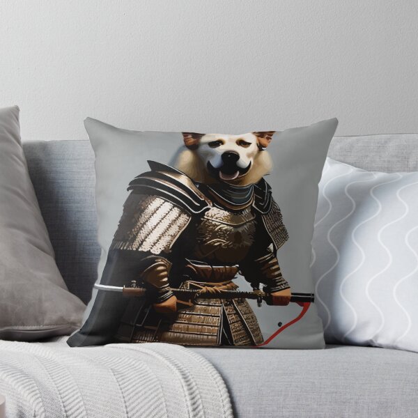 Item preview, Cool Dog Wearing Samurai Armor Holding Sword designed and sold by ArtisticAllure1.