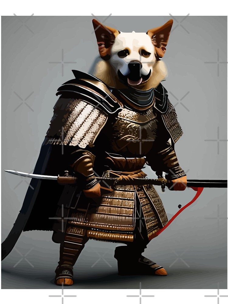 Camiseta para niños for Sale con la obra «Cool Dog con armadura Samurai con  espada» de ArtisticAllure1