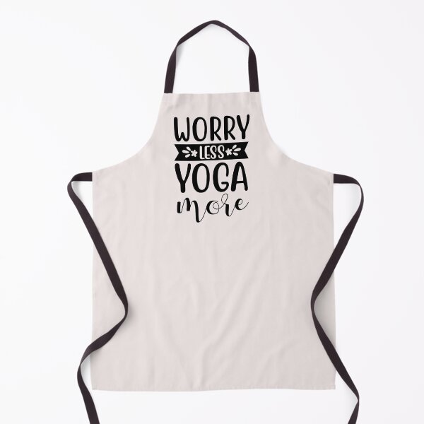 Item preview, Yoga Quote Worry Less Yoga More Motivational Saying designed and sold by SoccaTamam.