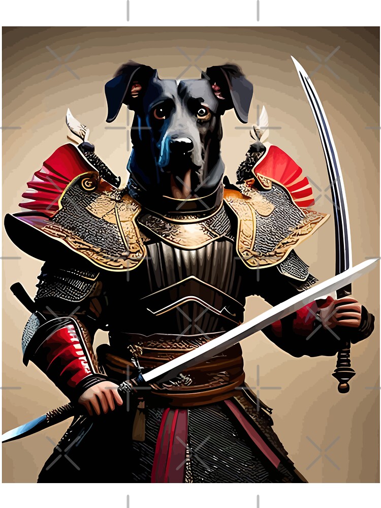 Camiseta para niños for Sale con la obra «Cool Dog con armadura Samurai con  espada» de ArtisticAllure1