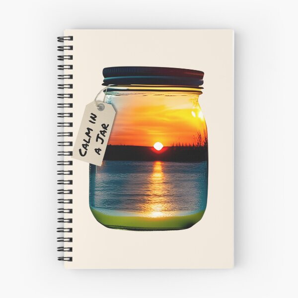 Item preview, Calm In A Jar | Sunset In A Jar designed and sold by SpeakLifeHQ.