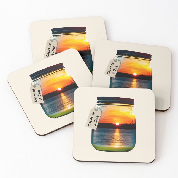 Item preview, Calm In A Jar | Sunset In A Jar designed and sold by SpeakLifeHQ.