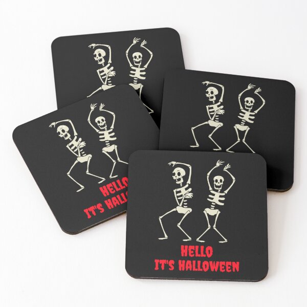 Item preview, Hello it_s Halloween skeleton dancing designed and sold by HighsmithRhian.