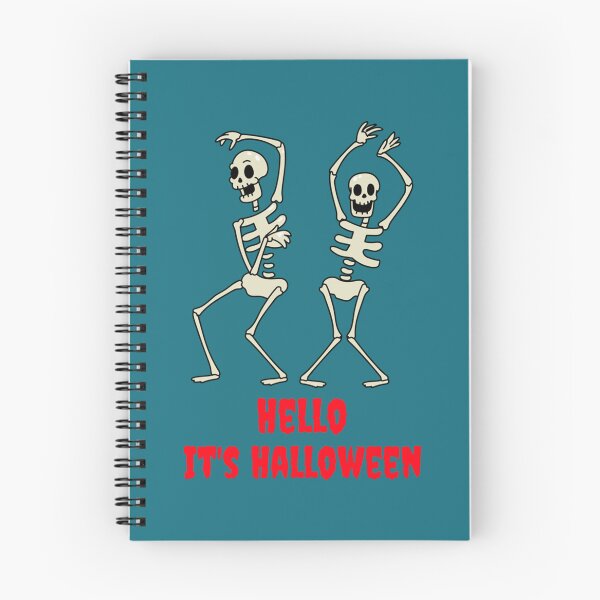 Item preview, Hello it_s Halloween skeleton dancing designed and sold by HighsmithRhian.