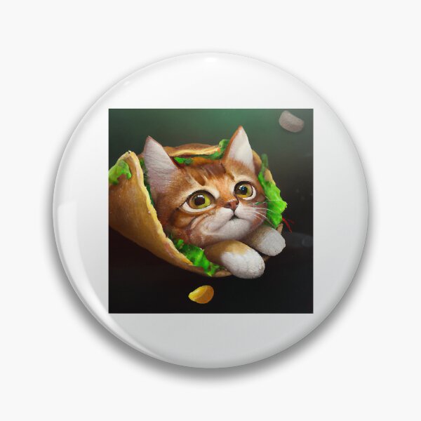 Artikelvorschau, Eine lustige Katze ist in einem Taco stecken geblieben entworfen und verkauft von pelletiermagda4.