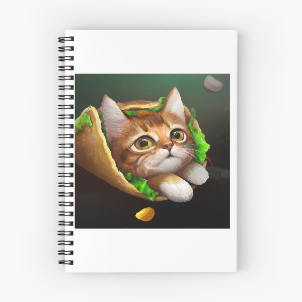 Item preview, A funny cat ​​got stuck in a Taco designed and sold by pelletiermagda4.