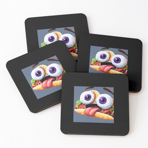 Item preview, Funny taco with mouth and eyes designed and sold by pelletiermagda4.