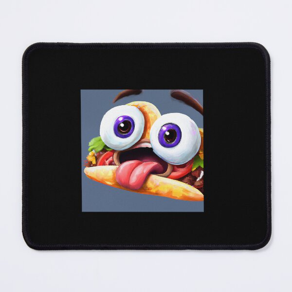 Item preview, Funny taco with mouth and eyes designed and sold by pelletiermagda4.