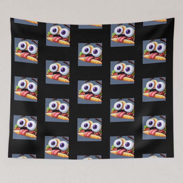 Item preview, Funny taco with mouth and eyes designed and sold by pelletiermagda4.