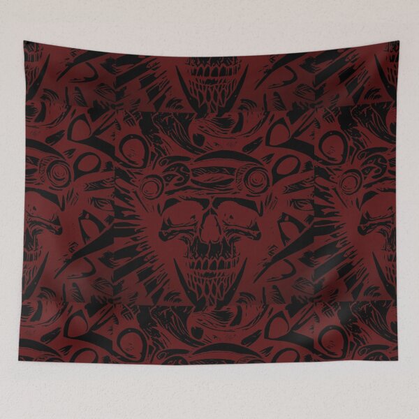Item preview, primitive skull print designed and sold by weirdove.