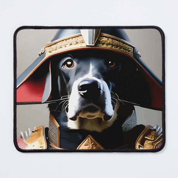 Item preview, Cool Dog Wearing Samurai Armor designed and sold by ArtisticAllure1.