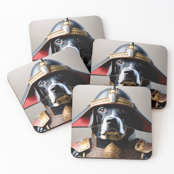 Item preview, Cool Dog Wearing Samurai Armor designed and sold by ArtisticAllure1.