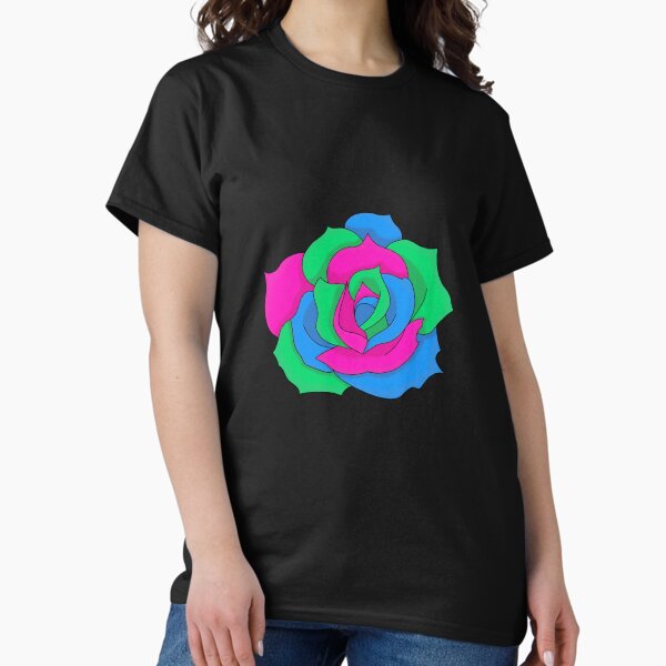 polysexual rose (warm shading) Classic T-Shirt