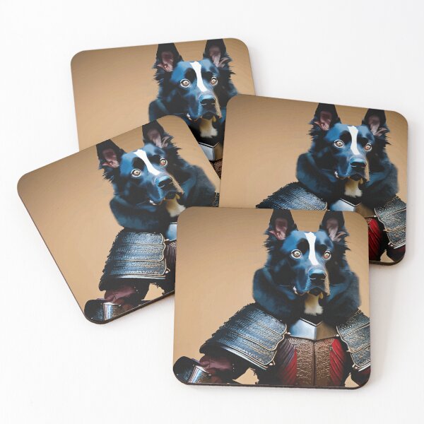 Item preview, Cool Dog Wearing Samurai Armor designed and sold by ArtisticAllure1.
