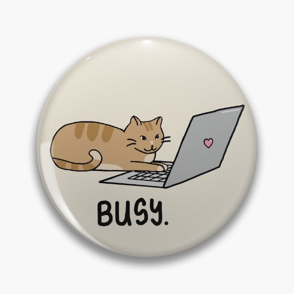 Item preview, busy cat designed and sold by ExcelsiorArt.