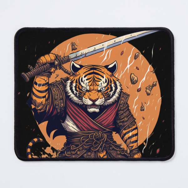 Item preview, Warrior Tiger Art designed and sold by ManiaPopShop.