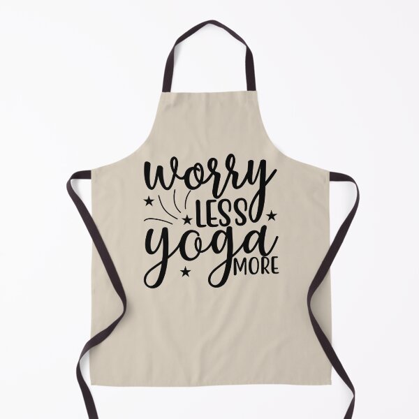 Item preview, Yoga Saying Worry Less Yoga More Motivational Quote designed and sold by SoccaTamam.