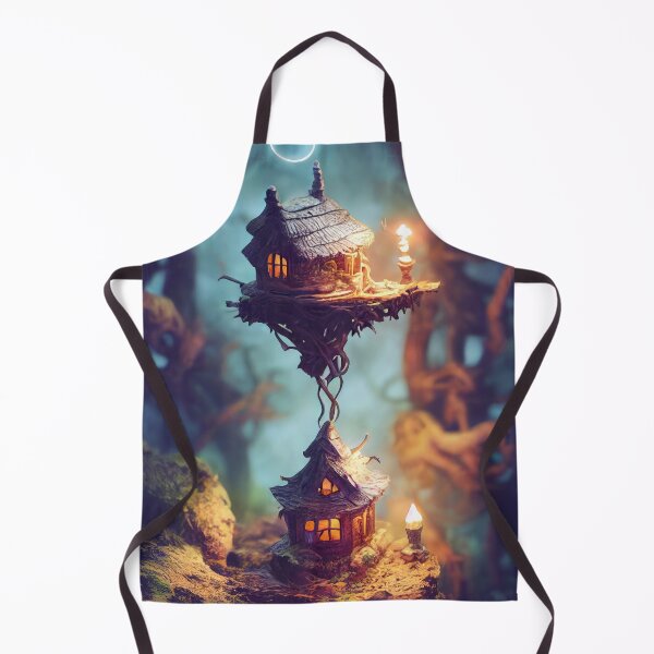 Item preview, Majestic world of magic Mushrooms and cute houses designed and sold by Piotrek0001.
