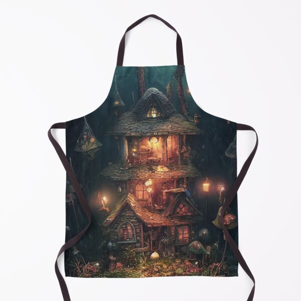 Item preview, Majestic world of magic Mushrooms and cute houses designed and sold by Piotrek0001.