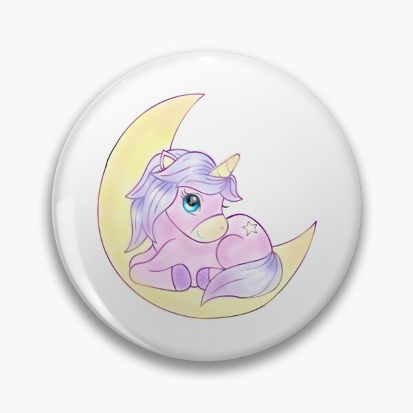 Item preview, Little unicorn on a moon designed and sold by MC-ARTWORKS.